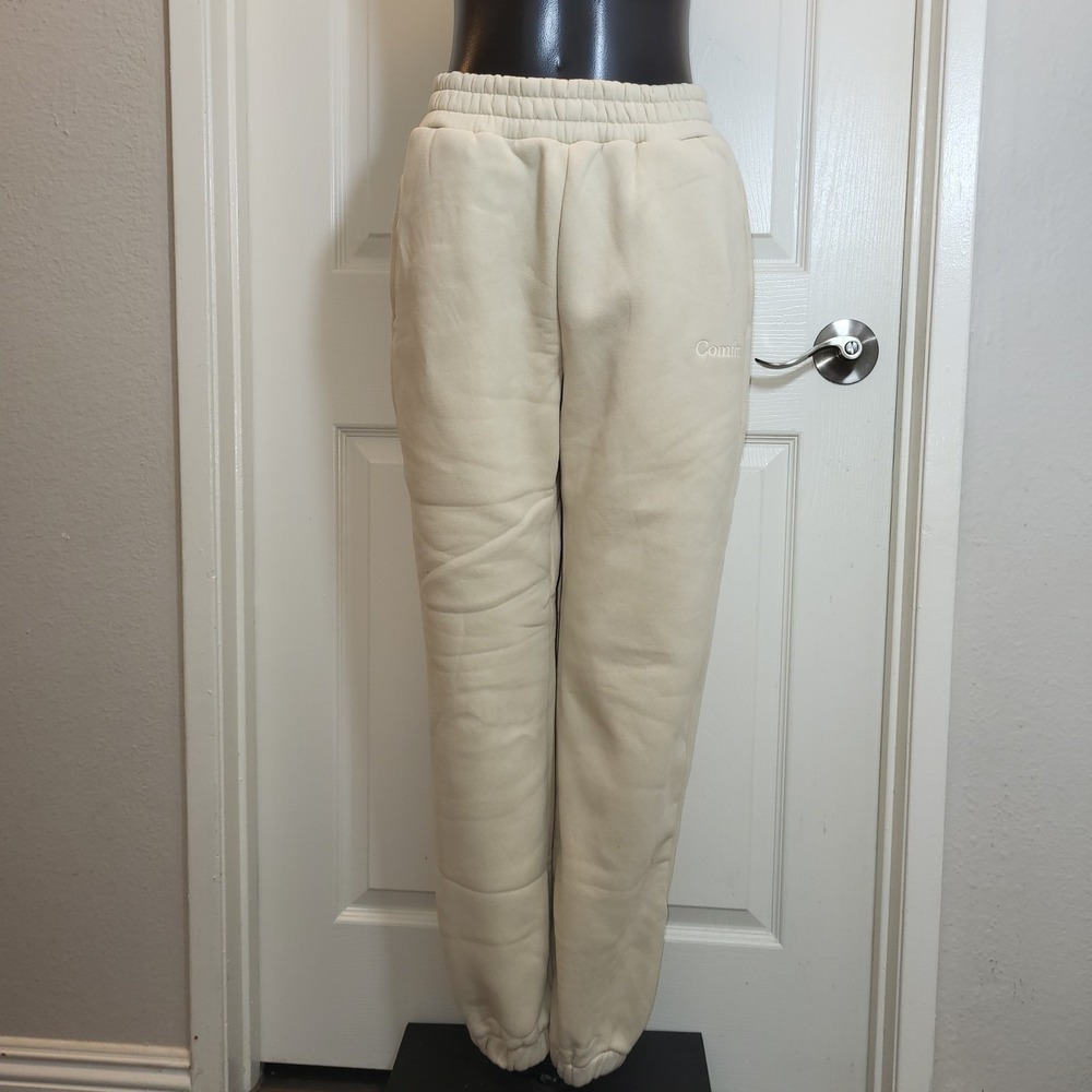 Comfrt Signature Sweatpants Women's Bone Size Small Design in USA